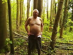 Daddy in forest