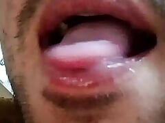 Imiginary german girl mouth fuck hard while watching