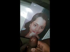 Cumtribute in sexy face sunny real