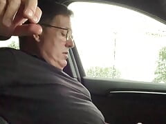 Car masturbating. Jerking off in the car