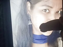 Requested (Cum & Spit) Tribute on Random Girl