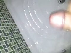 Cum on shower
