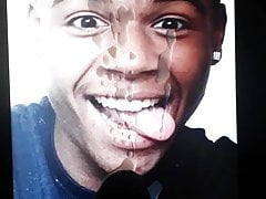 Cum tribute for a handsome black gay