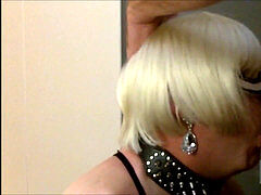 Sissy breezy Amber gets face banged at the super 8 Hotel part1