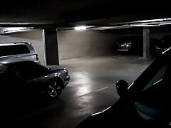 johnholmesjunior does a super risky solo show in busy vancouver parkade parking lot